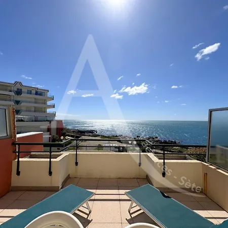 2 Chambres, Large Terrasse 1ere Ligne Mer, Piscine